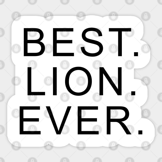 Best Lion Ever Sticker by Dolta